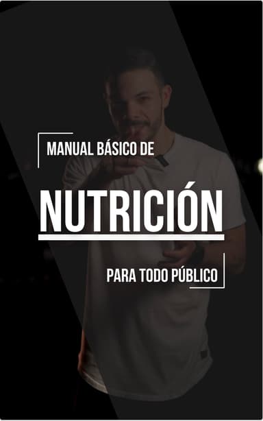 Nutrición básica para todo público