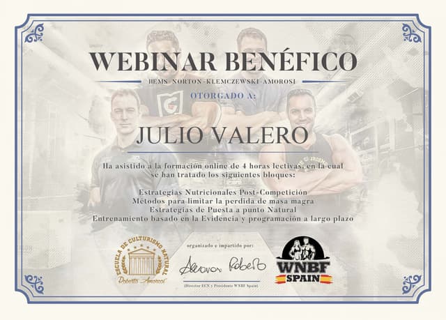 Webinar benefico