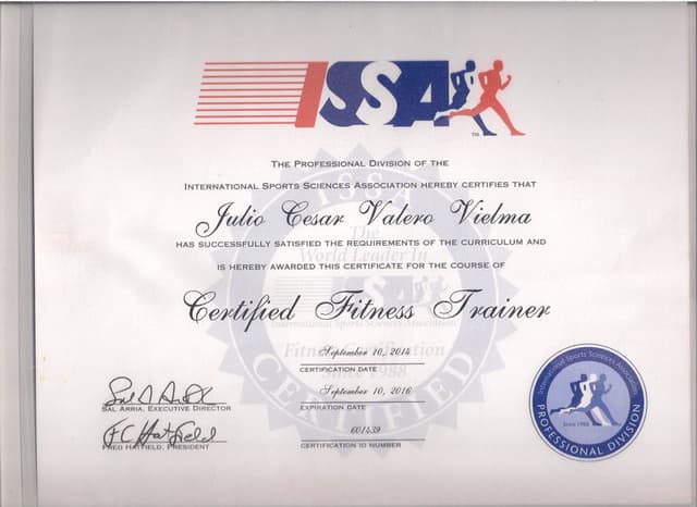 ISSA Certifies ISSA Certifies